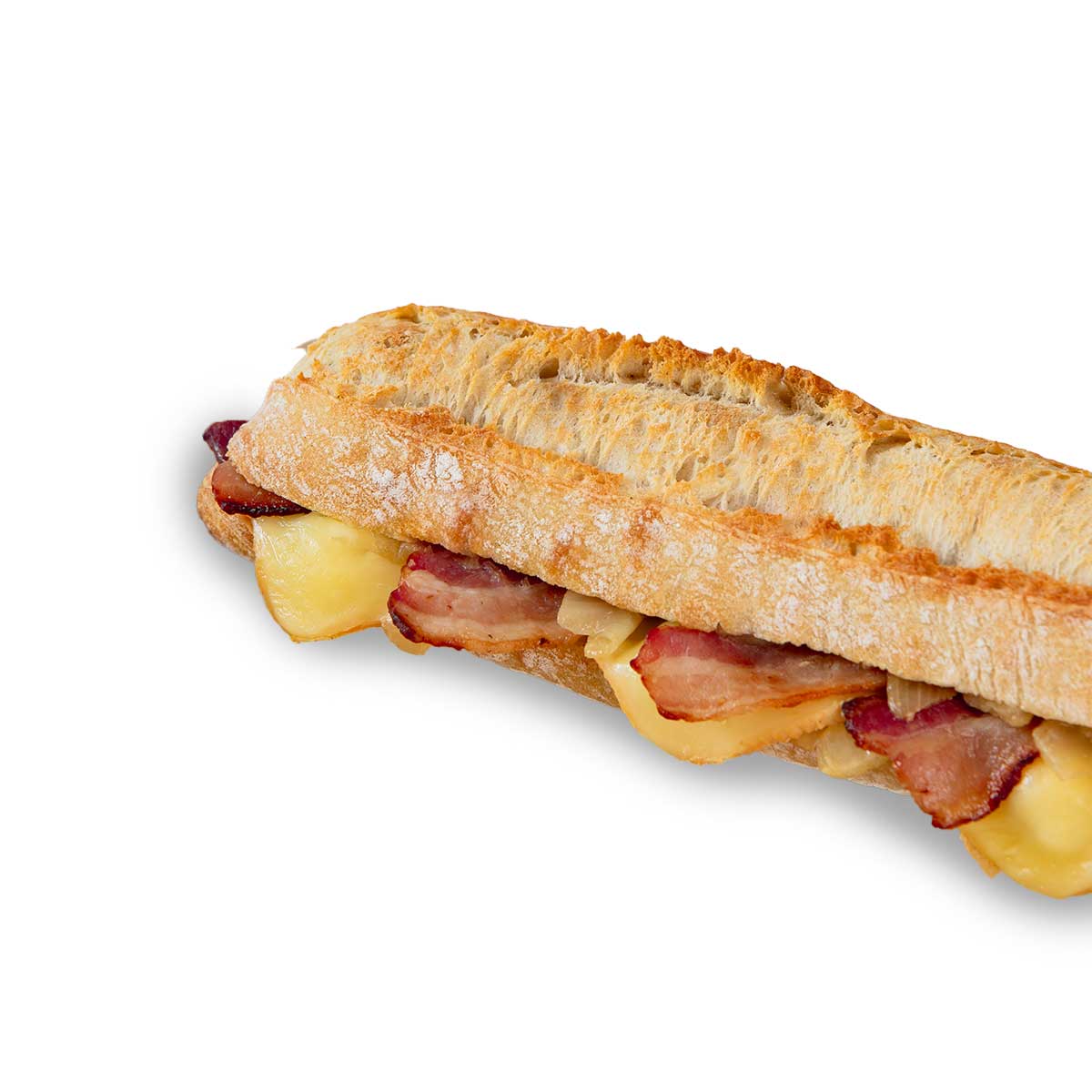 Sandwich chaud au bacon et maroille AOP 
