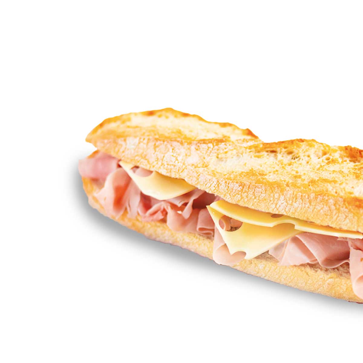 Sandwich jambon emmental beurre