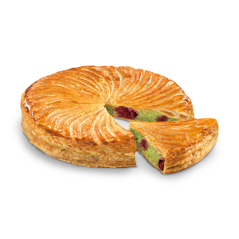 Galette des Rois pistache griotte