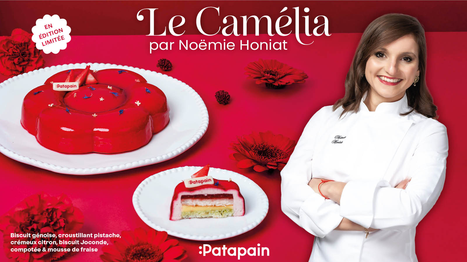 Le Camélia - pâtisserie par Noêmie Honiat & Patapain