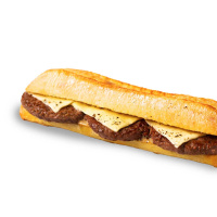 Sandwich chaud au steak de boeuf charolais sauce poivre