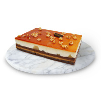 Entremet poire caramel