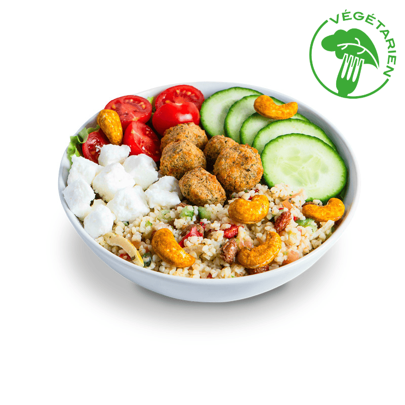 Super poke bowl mezze végétarien