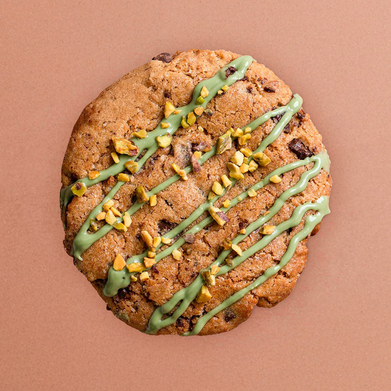 Cookie nappage pistache