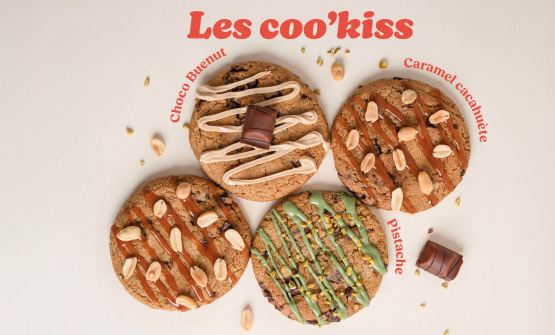 Nouveaux cookies aux nappages gourmands